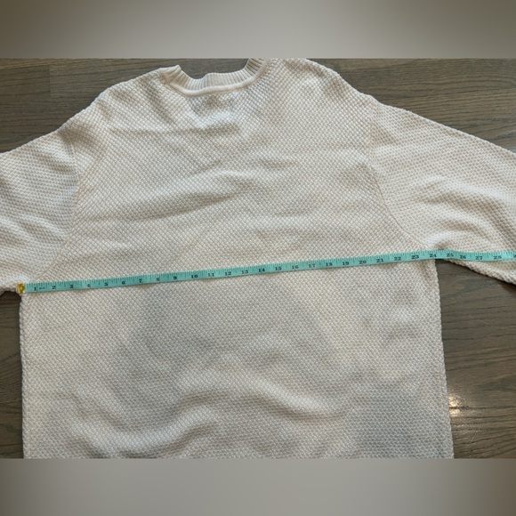 Gap cotton relaxed cream sweater size XL - Picture 6 of 10